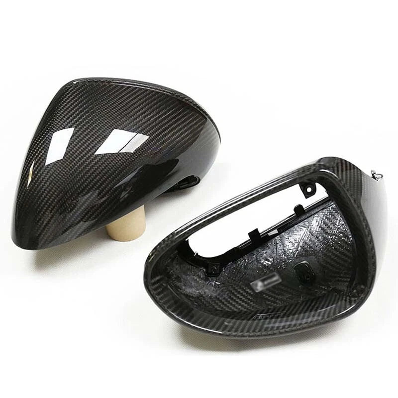 Real Carbon Fiber Mirror Cover Trim Fit For Porsche 991 911 981 Boxster Cayman