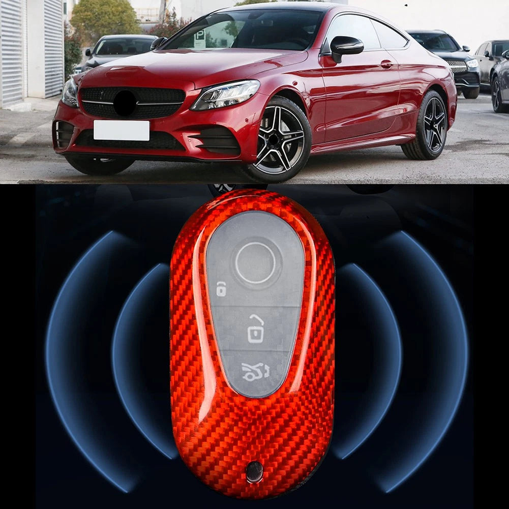 Remote Car Key Fob Cover Case for Mercedes-Benz C S Class W206 S206 W223