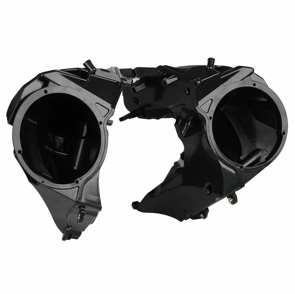 Matte Black Speaker Covers for Harley Road Glide (2015-2023)
