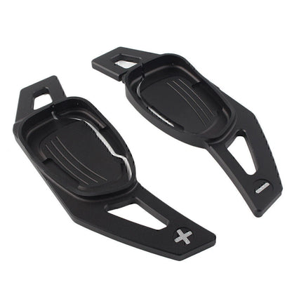 Aluminum Black Shift Paddle Extensions for Audi A5/S5/SQ5 (2016)