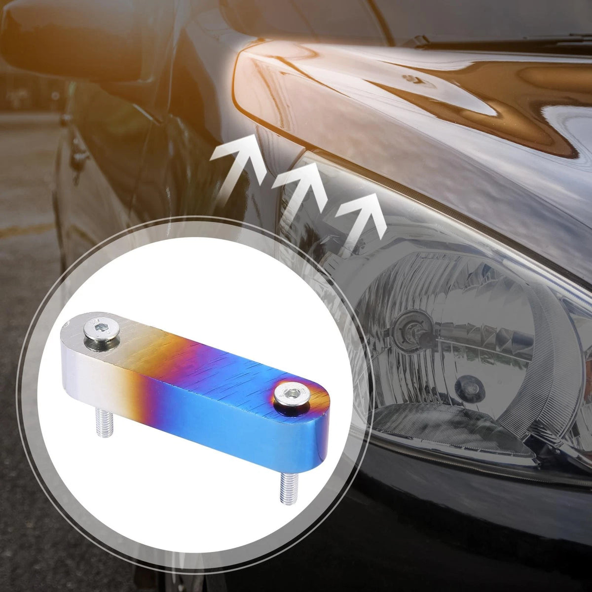 Hood Vent Spacer Riser for Honda Civic CRX, Acura Integra (1984-2000)