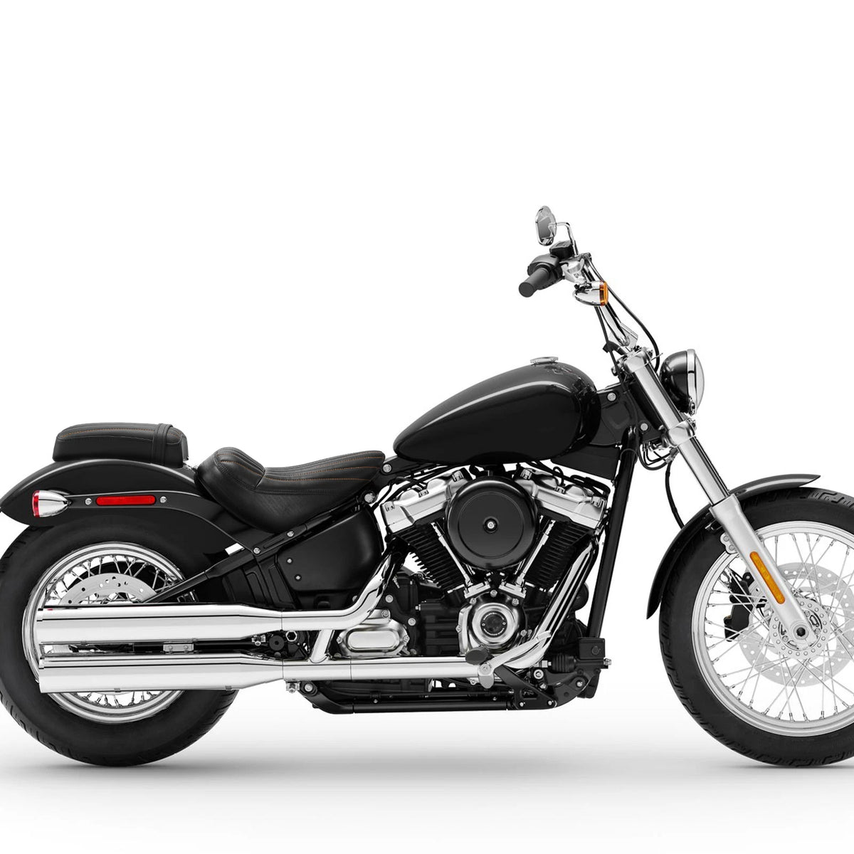 Seats for Harley Street Bob Black Orange (2018-2024)