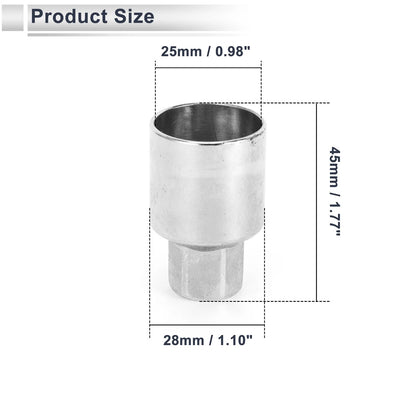 Wheel Lock Lugnut Antitheft Screw Nut Removal Key Socket for Jeep Compass