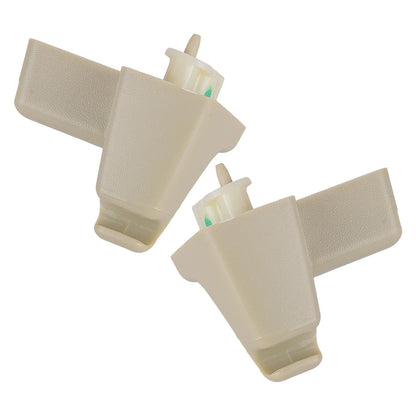 Grey Front Sun Visor Retainer Clips for Land Rover Range Rover L322 (2002-2012)