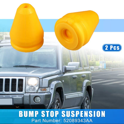 2 x Front Bumper Step Bumpers for Jeep Commander (2005-2010)
