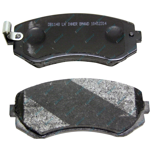 2 Rear Disc Rotors + 4wd Brake Pads for Nissan Patrol GU Y61 1998-2016
