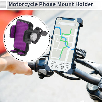 Motorcycle Phone Mount Holder 4.7-7.2" Handlebar Mount for Motorcycle
