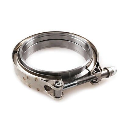4'' V-Band Flange & Clamp for Turbo Exhaust Downpipes (Mild Steel)