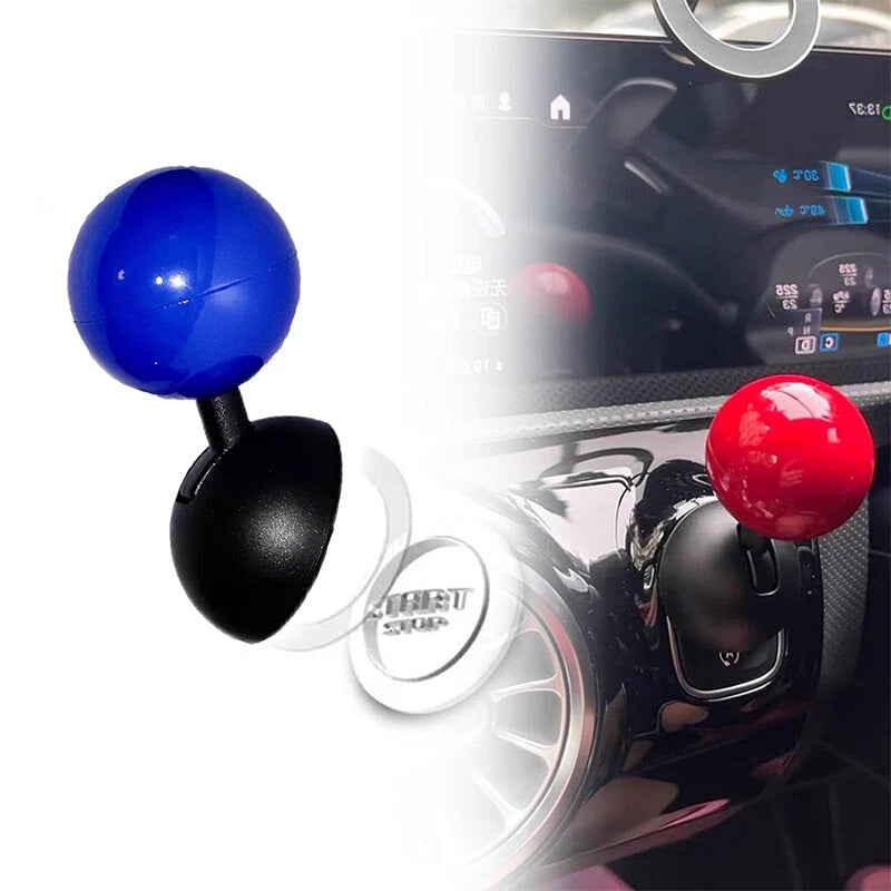 Blue Car Push to Start Button Rocker Engine One-Touch Start Stop Lever