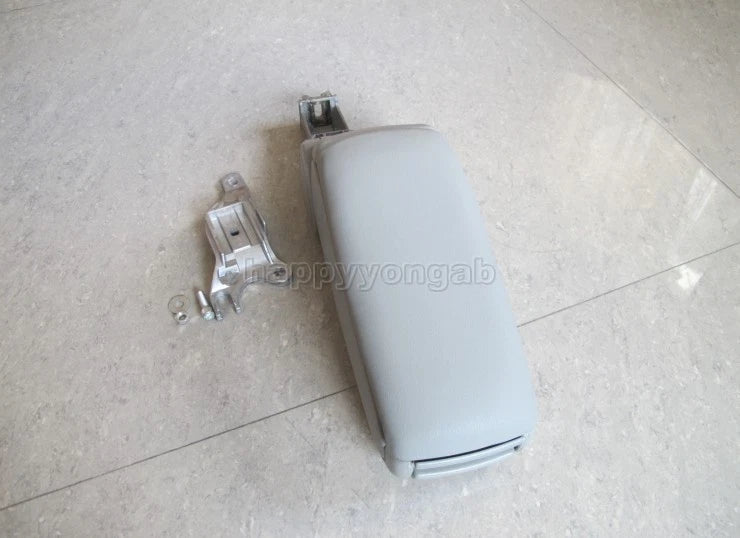 Central Console Armrest for Audi A4 S4 Leather Gray (2002-2006)