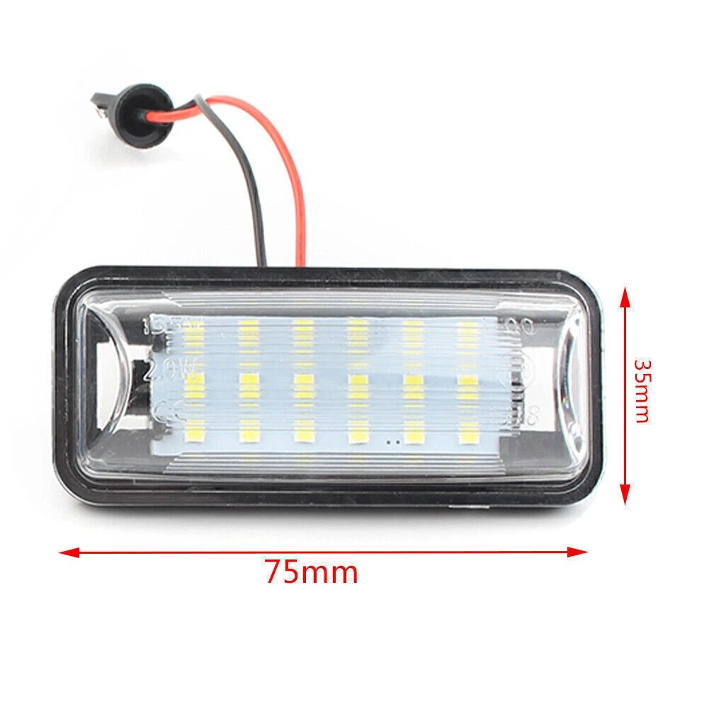 2 x 12V LED License Plate Lights for Toyota FT86 GT86 Subaru Forester