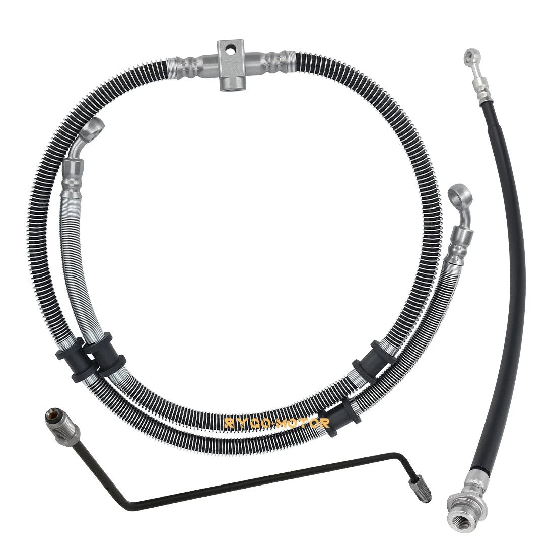 Front Brake Hose Line Pipe for Yamaha Grizzly 450 YFM450 4x4 Auto (2011–2014)