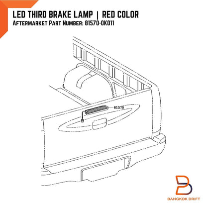 3rd LED Brake Tailgate Center Lamp Light for Toyota Hilux Vigo (2005-2014)
