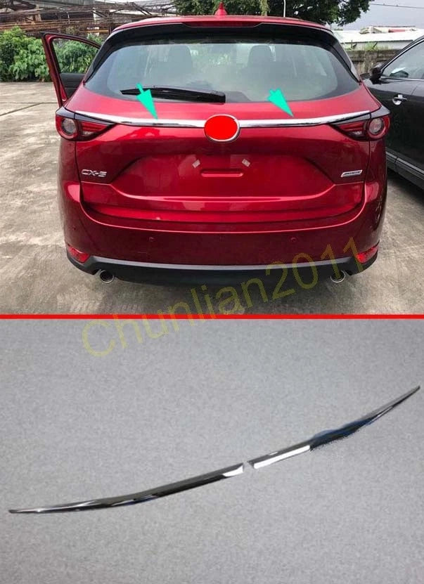 Chrome Rear Door Boot Lid Cover Trim for Mazda CX-5 (2017-2021)
