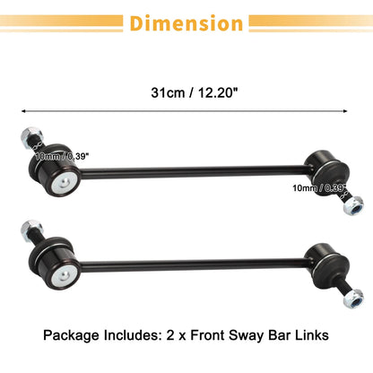 2 x Front Stabiliser Sway Bar Links for BMW 3 Series (1998-2007)