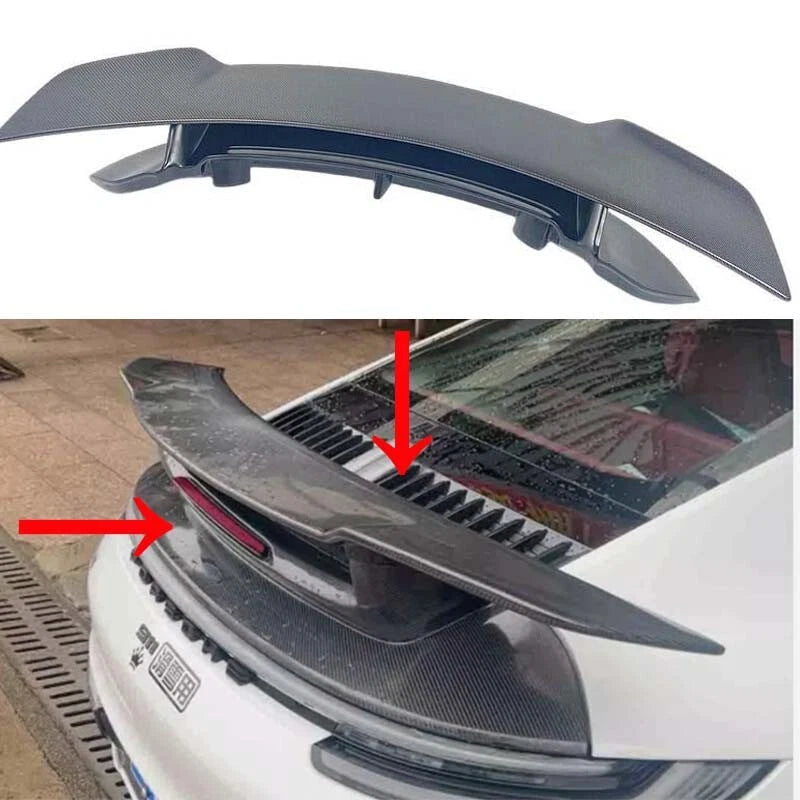 Carbon Fiber Rear Trunk Spoiler Wing DMC For Porsche Carrera 911 992 2022