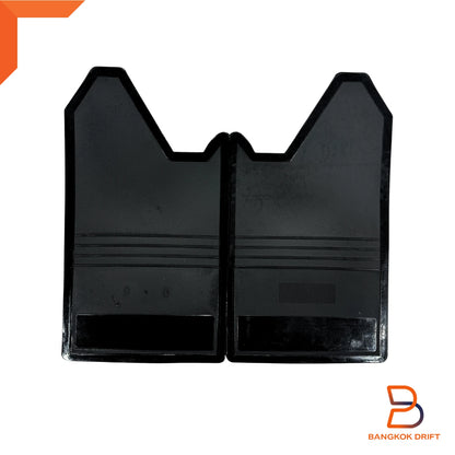4 x 4WD Off-Road Mud Flaps Splash Guards for Universal Car Truck Black Plastic