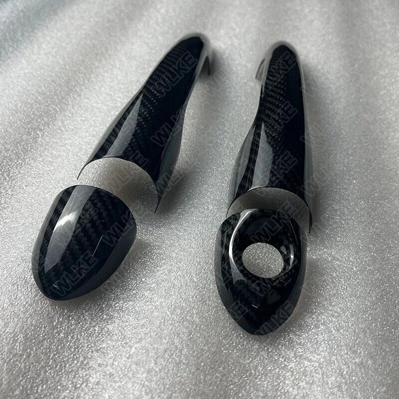 100% Carbon Fiber Exterior Door Handle Cover Trim for Alfa Romeo Giulietta 12-21
