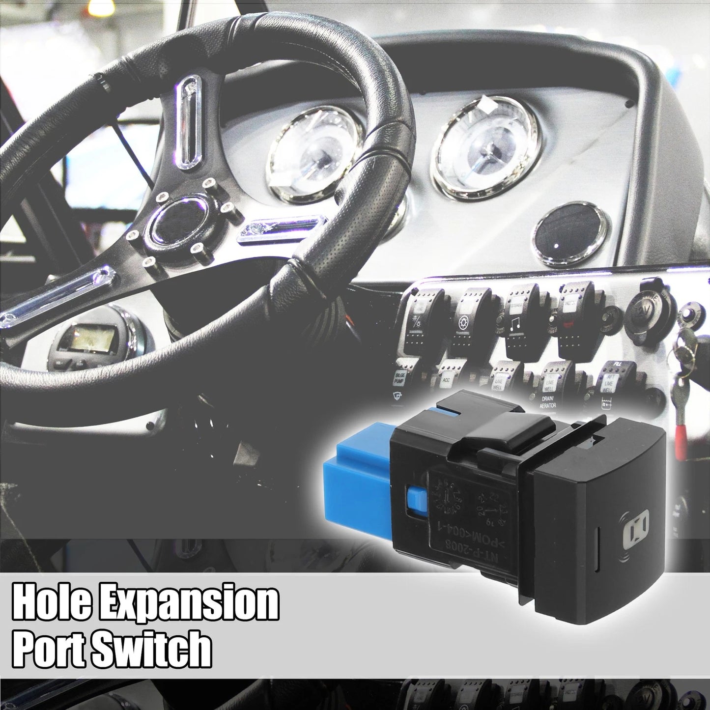 1 x Hole Expansion Port Switch Sensor with Wire for Toyota Vehicles