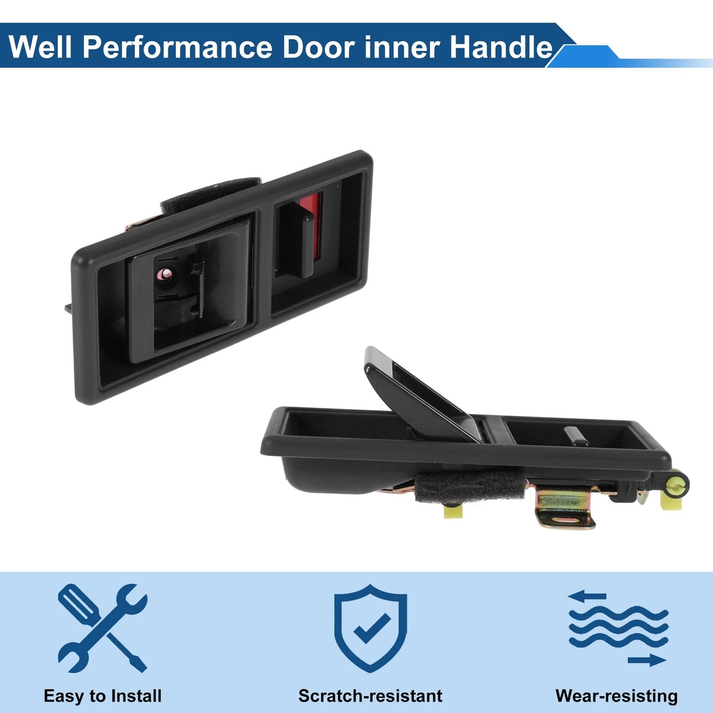 Tailgate Interior Door Handle for Mitsubishi Pajero (1990-2000) Black
