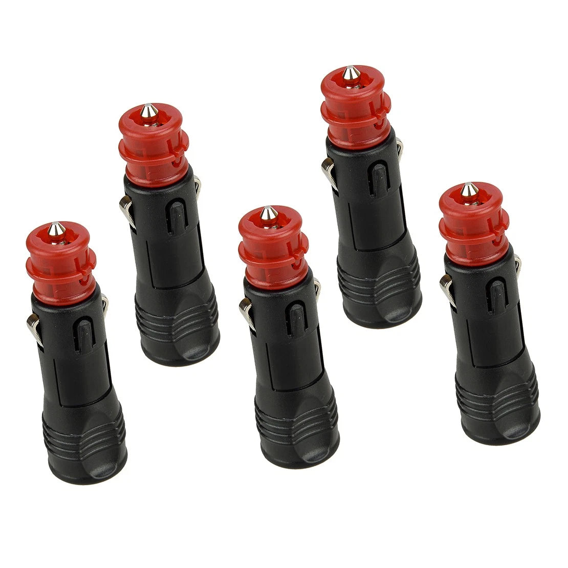 5 x 12V/24V Universal Male Car Cigarette Lighter Socket Plug Adapter