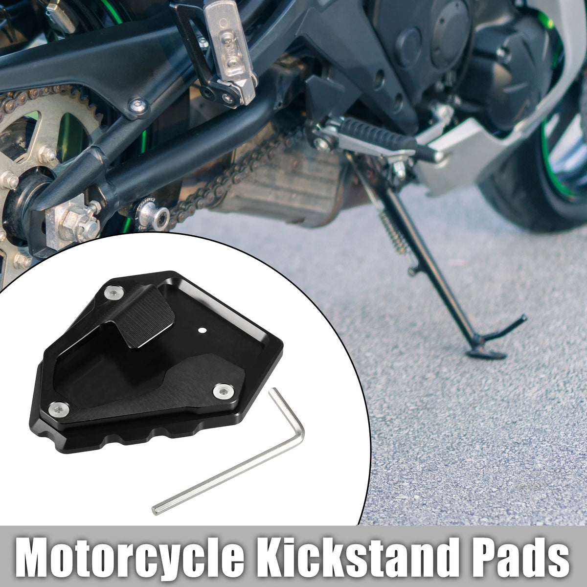 Kickstand Pad Set Aluminum for Honda NT1100 (2021–2023)
