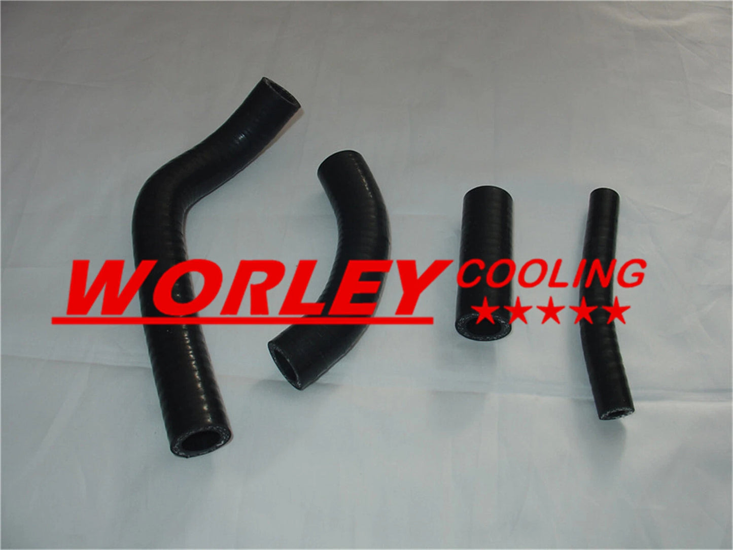 Black Silicone Radiator Hose for Suzuki RM125 (1984-1985)