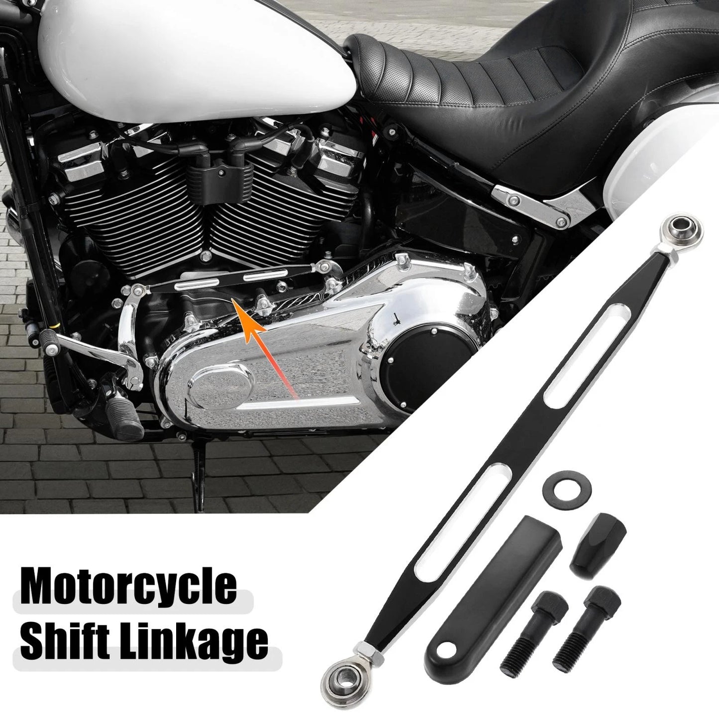 Motorcycle Lever Gear Shift Linkage 2Hole for Harley Davidson (1980–2022)