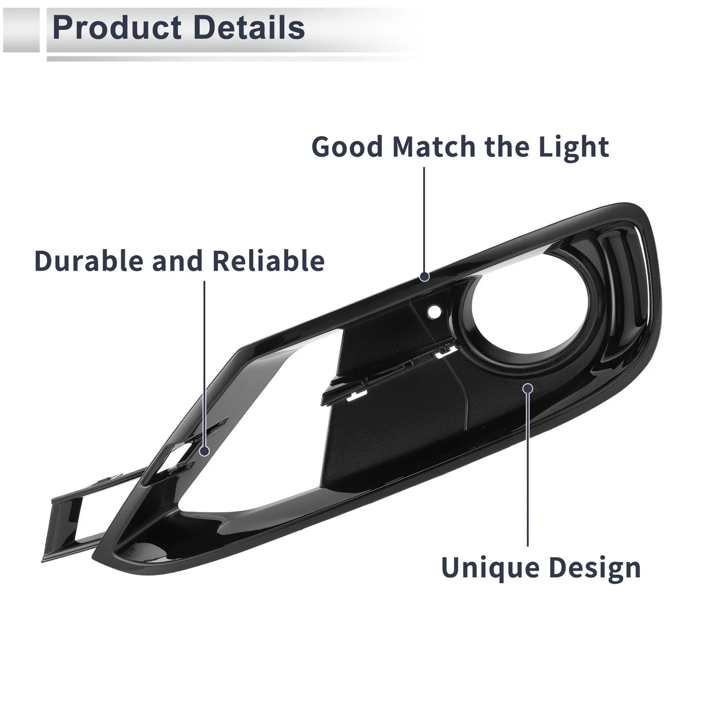 1pc Left Front Fog Light Grill for BMW F30 F31 (2011-2018)