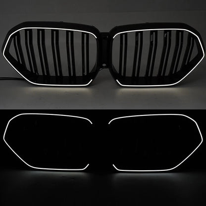 LED Lights Front Mesh Grille for BMW X6 G06 (2019-2023)
