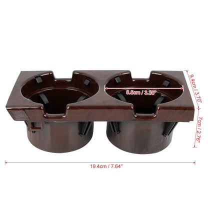 Brown Center Console Cup Holder for BMW E46 (1999-2005)