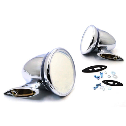 Chrome Fender Mirror Set for Mazda Roadpacer Chantez Cosmo 121 AP RX-5 1975-1981