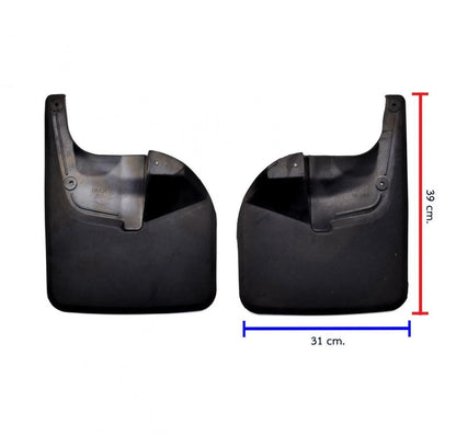 Splash Guard Mud Flap Rubber Set 4 F+R Fits Toyota Hilux Revo 4WD Truck 2015-19