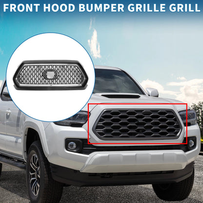 Front Hood Bumper Grille Chrome for Toyota Tacoma (2019-2020)