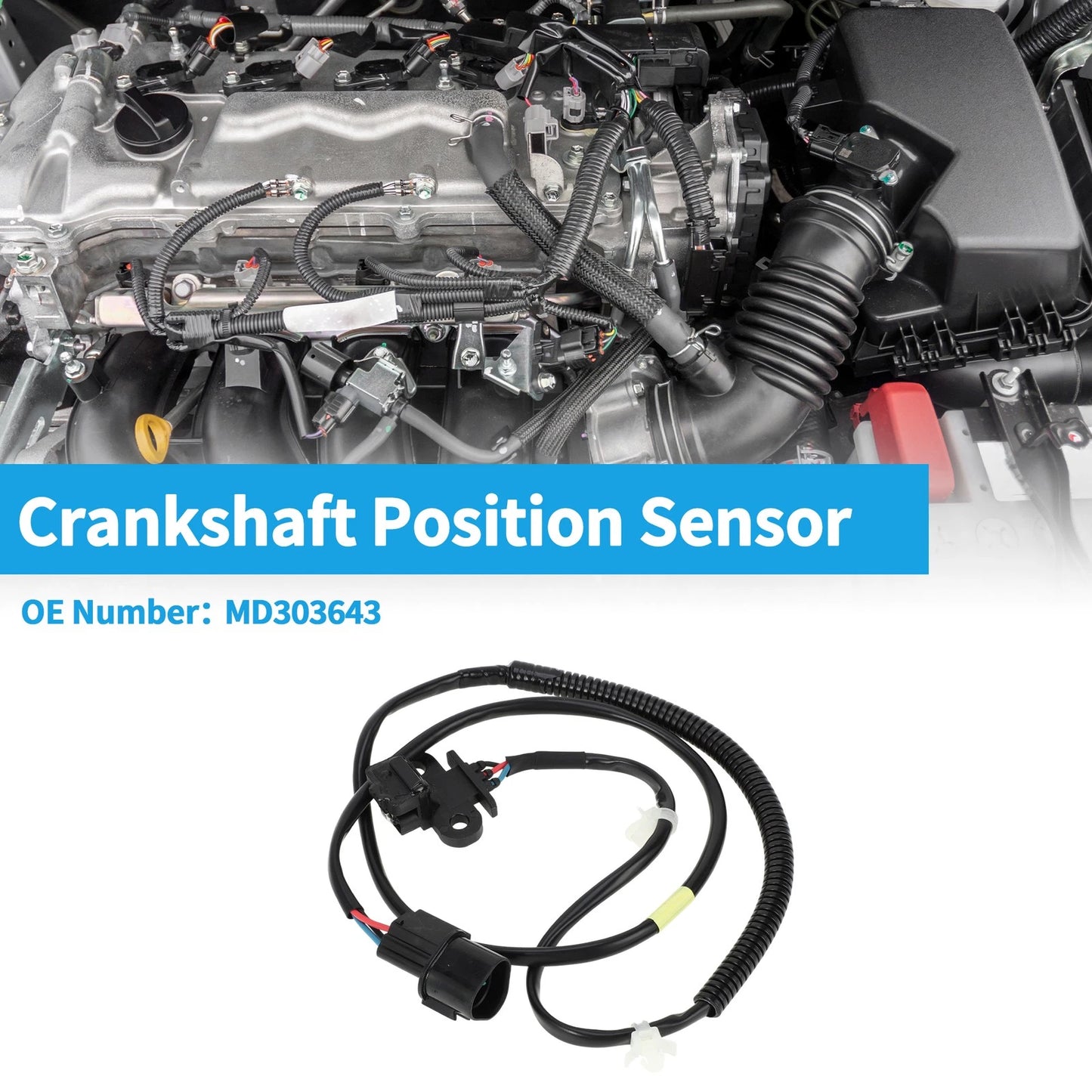 Crankshaft Position Sensor for MITSUBISHI Pajero 3.5 24V (1994-1999)
