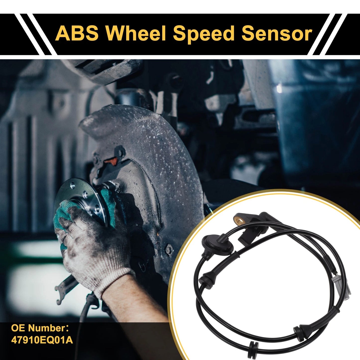 ABS Wheel Speed Sensor for Nissan X-Trail (2002-2007) 1Pc Right Front
