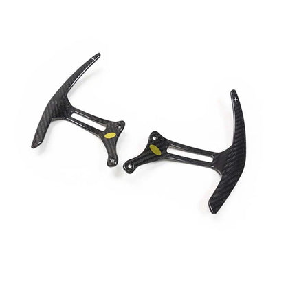 Real Carbon Fiber Steering Wheel Paddle Shifter For Ferrari 458/430/360/ 2013 FF