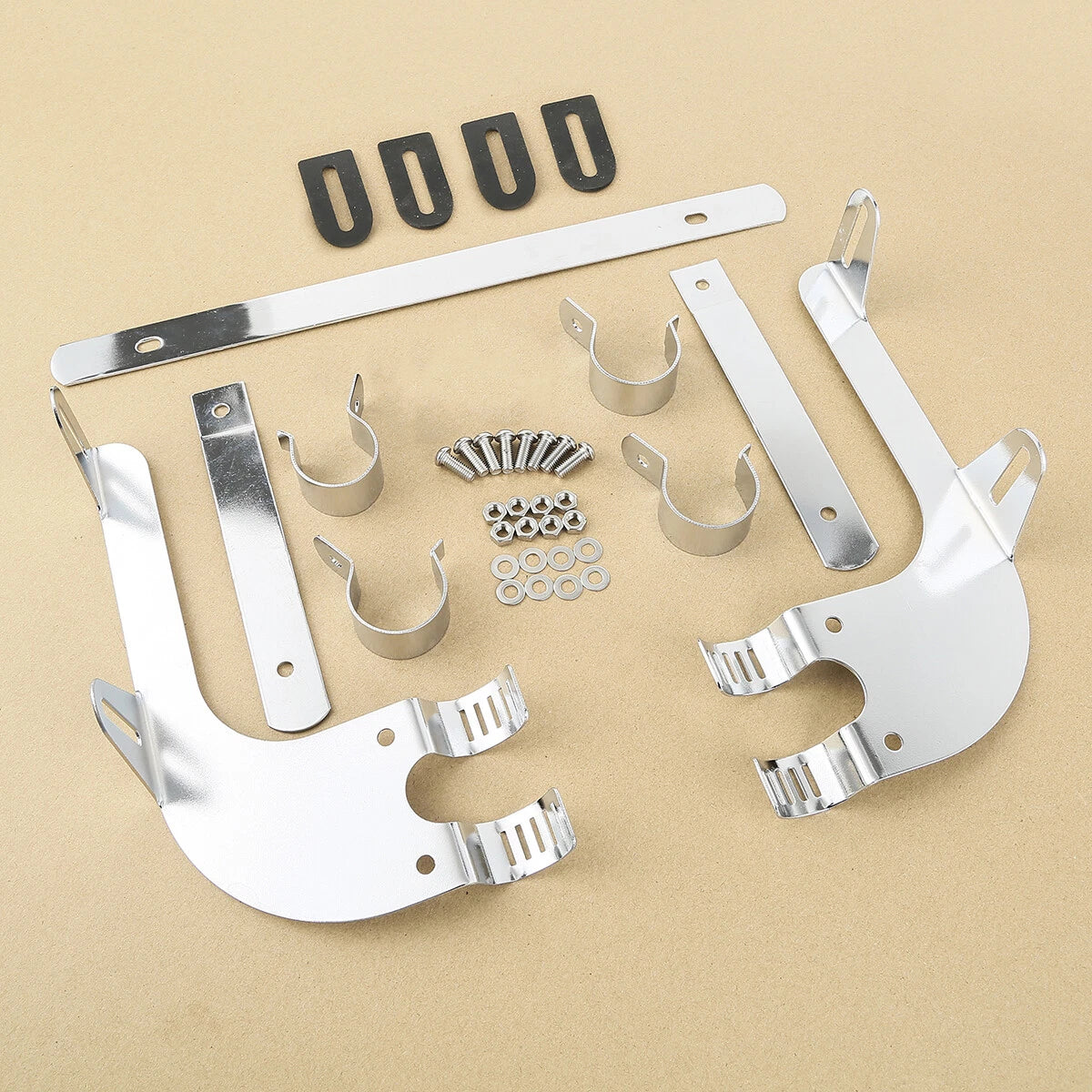 39mm Windshield Bracket for Harley Dyna Super Wide Glide Low Rider Sportster