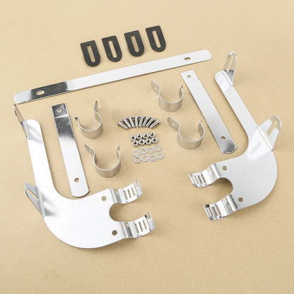 39mm Windshield Bracket for Harley Dyna Super Wide Glide Low Rider Sportster