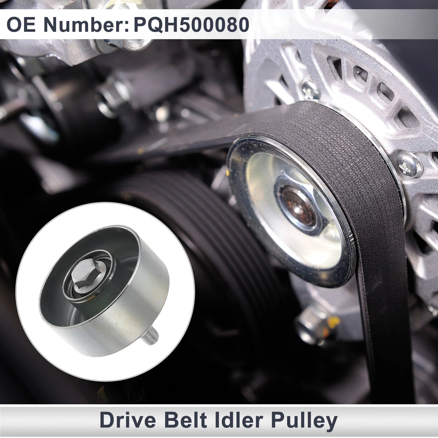 Drive Belt Idler Pulley for Land Rover Range Rover (2006-2012) 1 Pc