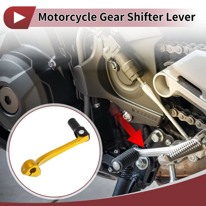 Gold Tone Black Motorcycle Gear Shifter Lever for Honda CRF110F (2013-2018)