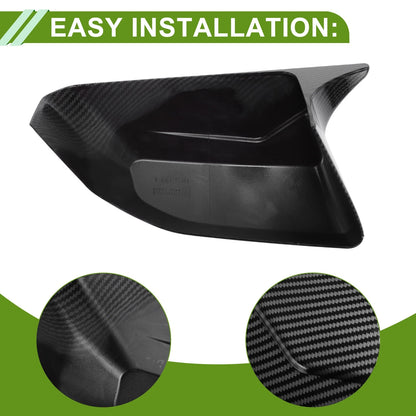 1 Pair Mirror Cover Cap Replacement Black for Chevrolet Colorado (2023-2025)