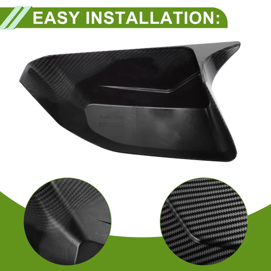 1 Pair Mirror Cover Cap Replacement Black for Chevrolet Colorado (2023-2025)