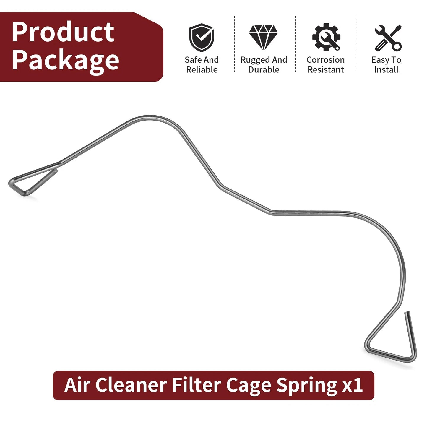Air Filter Cage Spring for Suzuki DR-Z400S/DR-Z400/DR-Z400E/DR-Z400SM/DR-Z400SL (2000–2007)