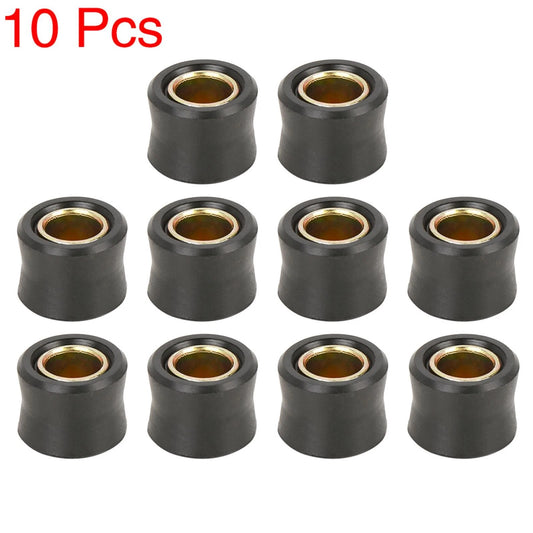 10 x 12mm Rear Shock Absorber Cushion Rubber Ring Bushing for Motorbike