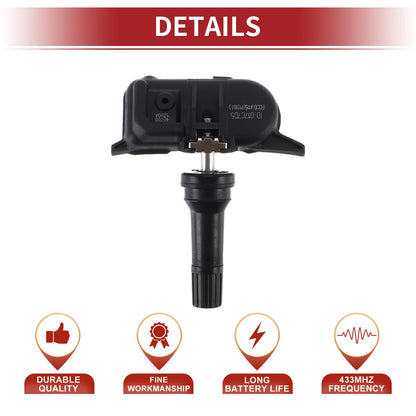 Tire Pressure Sensor 433MHz for Nissan Versa (2020-2021) 1 Pcs