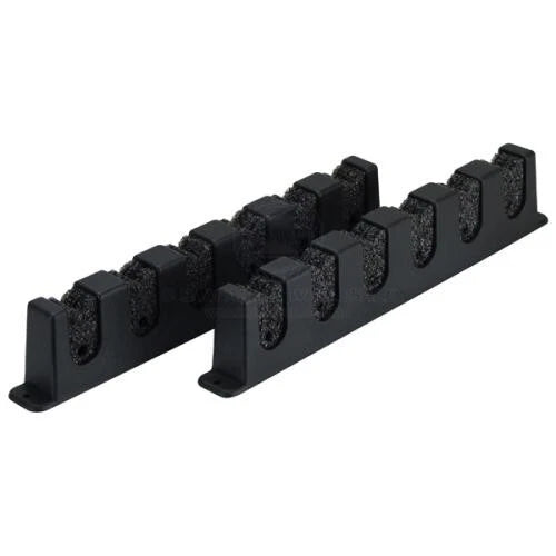 Rod Storage Rack Lightweight Polyprop with PE Foam Pads 6 Gang Relaxn