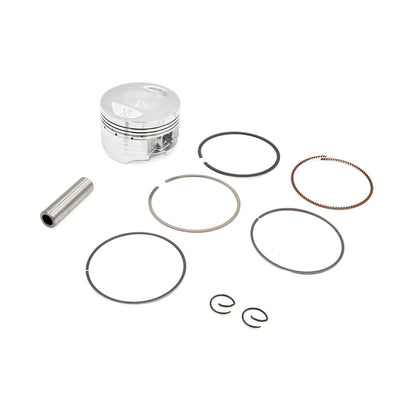 Piston Ring Set 61.35mm Dia Silver Tone Metal Motorcycle Engine for CG150