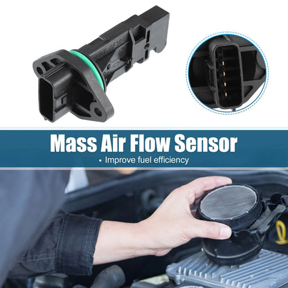 Mass Air Flow Sensor Black for Nissan Pathfinder (2002 - 2003)