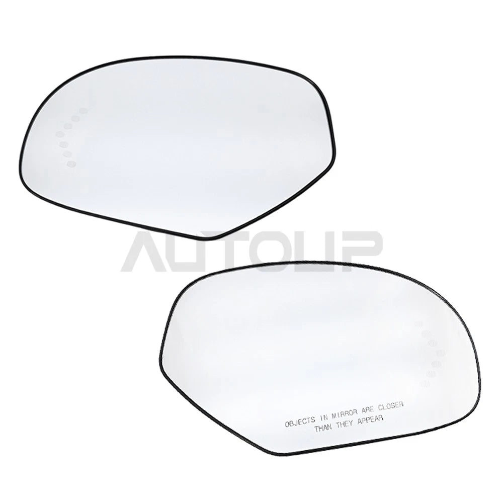 Side Mirror Glass Pair for Cadillac/Chevy/GMC Pickup SUV (2007–2013)